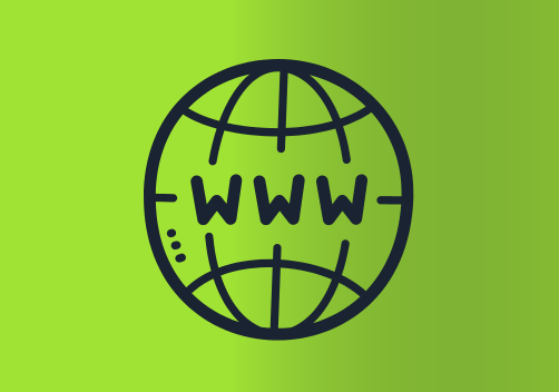 Ilustrace webu a sociálních sítí